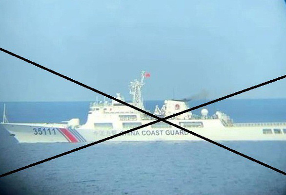 Tàu hải cảnh 35111 của Trung Quốc trực tiếp đe dọa các hoạt động dầu khí của Malaysia và Việt Nam trong hai tháng trở lại đây - Ảnh: AFP
