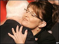 Ông McCain đã cảm ơn Thống đốc Palin